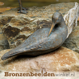 Beeld watersnip van brons BBW75680
