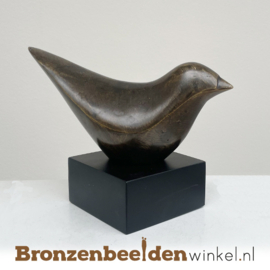 Asbeeld "Vogel abstract" in brons BBW83222