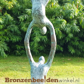 Bronzen tuinbeeld "Vertrouwen" BBW004br42