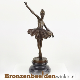 Ballerina beeldje brons BBWFA87