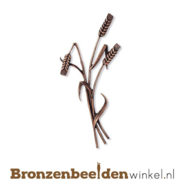 Geknakte korenaar van brons BBW32130-022