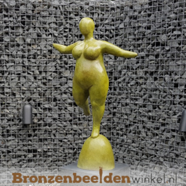 Bronzen tuinbeeld "Dikke Dame" BBW91100