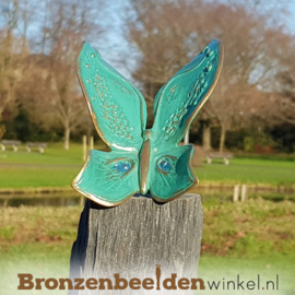 NR 9 | Vlinder cadeau ''Tuinbeeld vlinder op sokkel'' BBW20366