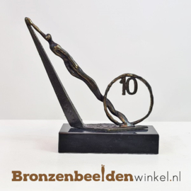 TOP 10 jaar bestaan bedrijf cadeau "De mijlpaal" met jaartal 10