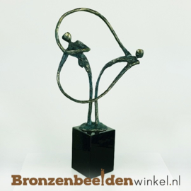 NR 3 | 49 jaar getrouwd cadeau "Verbonden" - groene patina BBW004br37g