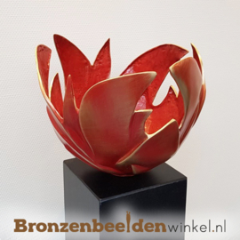 NR 10 | Cadeau aanstaande vader "Bloem des Levens" - rode versie BBW91237br