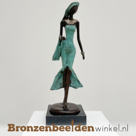 Afrikaans beeld "Tahirah" 35 cm bbwST24GR35