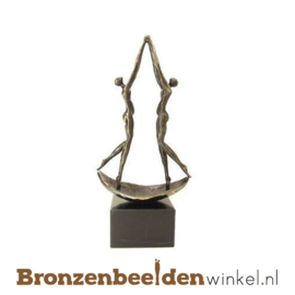 Groot bruiloft cadeau "Samen in Evenwicht" op staaf BBW005br69