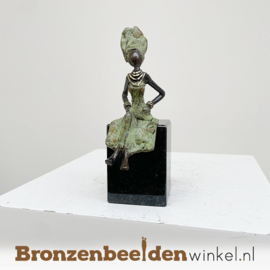 Afrikaans beeld "Abeni" 12 cm BBWZT02KL