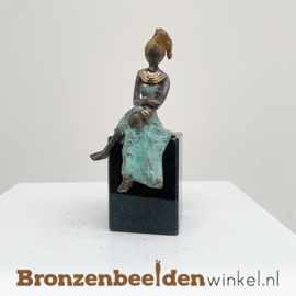 Afrikaans beeld "Aluna" 12 cm BBWZT10KL