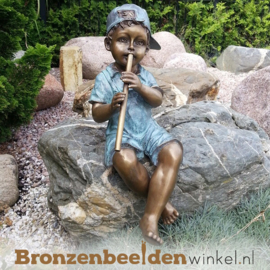 Tuinbeeld "Jongetje met Fluit" BBW1391br