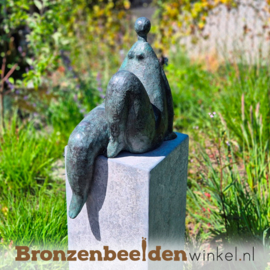 Dikke dames beeld "Liesje" voor in de tuin BBW94542