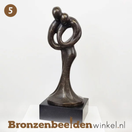 NR 5 | 25 jaar getrouwd cadeau "Samen een op sokkel" BBW0719BR