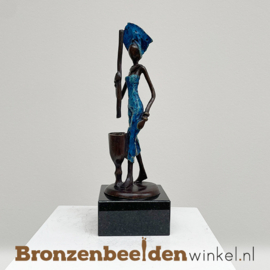 Afrikaans beeld "Oni" 26 cm BBWST02MD25