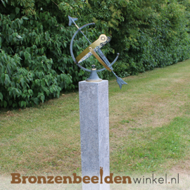 NR 7 | Cadeau vrouw 79 jaar ''Bronzen zonnewijzer'' BBW0029br