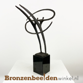 Zakelijk beeldje "Samen de grote stap zetten" BBW000br79