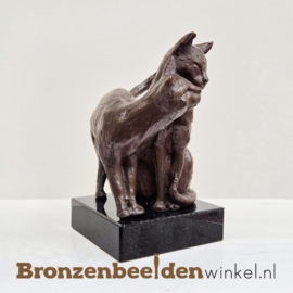 Kattenbeeldjes op sokkel BBW12668