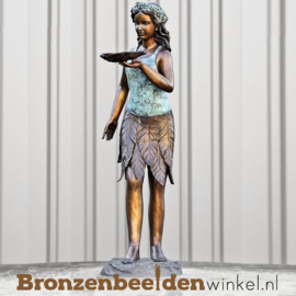 Bronzen fontein Vrouw met Schelp BBW8012