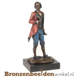 Muziekbeeldje Mozart brons BBWBG29