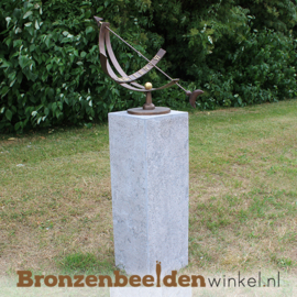 NR 1 | Bronzen beeld Rotterdam ''Equatoriale zonnewijzer'' BBW0386br