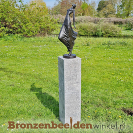 Bronzen tuinbeeld "Statige Dame" BBW2084br