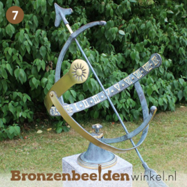 NR 7 | Huwelijkscadeau kind ''Bronzen zonnewijzer'' BBW0029br