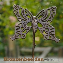 Abstract vlinder beeld op stok als tuinsteker BBW1440