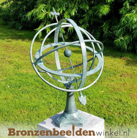 NR 4 | Dag van de huisarts cadeau ''Moderne zonnewijzer van brons'' BBW0107br
