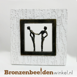 Wanddecoratie brons "De overeenstemming" BBW005br27