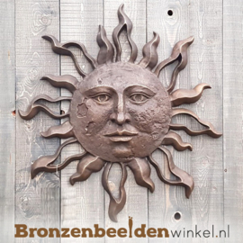 Wanddecoratie "Zon" voor buiten aan de muur BBW0447BR