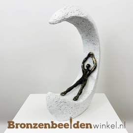 Kunst beeldje "Ontspannen" voor in huis BBW005br16