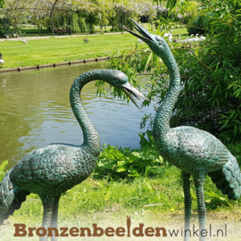 Vijverbeelden 2 kraanvogels BBW1178