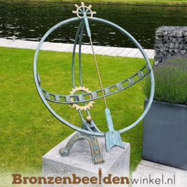 Grote bronzen zonnewijzer BBW1263br