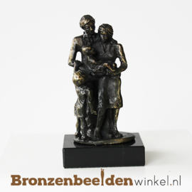 Doop cadeau "Gezin met dochter en baby" BBW003br14