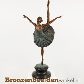 Ballerina beeldje brons BBW2219b
