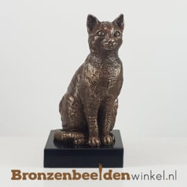 Kattenbeeldje brons BBWP4476