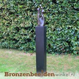 Tuinbeeld "Liefdevol Stel" brons BBW1400br