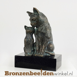 Kattenbeeld moeder poes met kitten BBWR88577