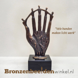 Zakelijk geschenk "Vele handen maken licht werk" BBW001br44