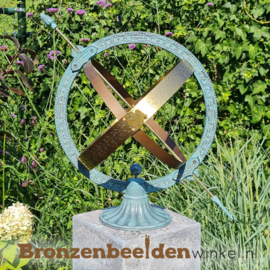 Tuin zonnewijzer van brons BBW1673br