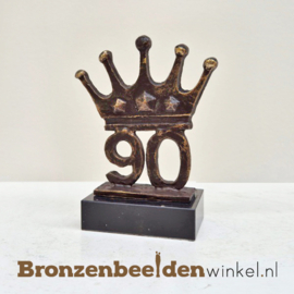 TOP 90 jaar man cadeau "Kroonjaar 90e verjaardag"