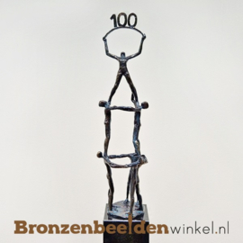 TOP 100 jarig bestaan "Samenwerken" extra groot met jaartal 100