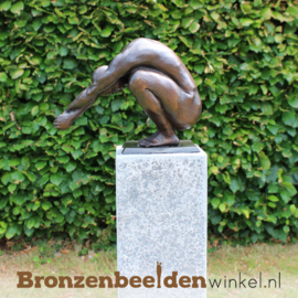 Bronzen tuinbeeld "Yoga" BBW1300br