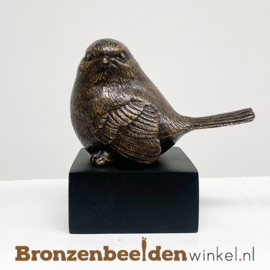 Grote mus beeldje voor as in brons BBW00243