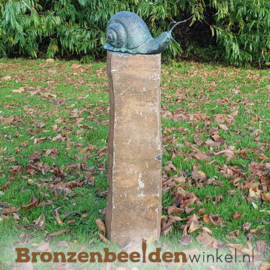 Bronzen reuzenslak beeld BBWAN0413BR