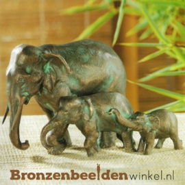 Olifanten beeldjes in brons BBWR88265