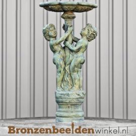Bronzen fontein met twee jongetjes BBW8009