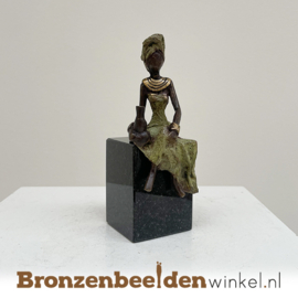 Afrikaans beeld "Esi" 12 cm BBWZT23KL