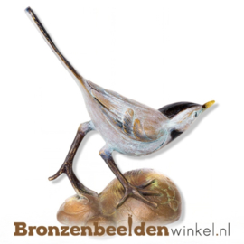 Bronzen kwikstaart beeld BBW37051