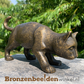 Kattenbeeldje van brons BBW0017br